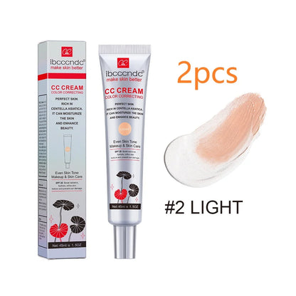 CC Cream for Face Concealer Makeup Foundation Concealer Full Coverage Cosmetics Base Female Cc Moisture erborian