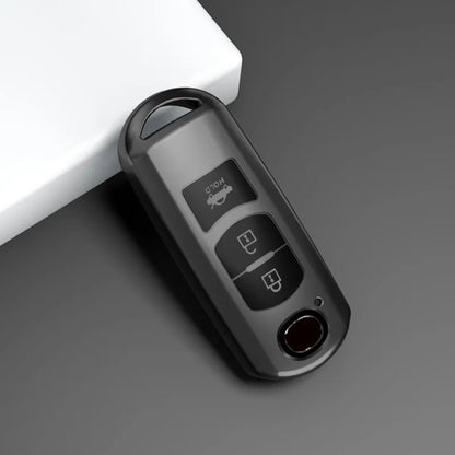 New TPU Car Key Case For Mazda 2 3 6 Demio Atenza Axela CX-5 CX5 CX-3 CX7 CX-9 3 4 CX30 2016 2017 2018 2019 Key Cover 3 4 Button