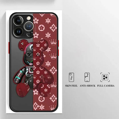 Robot Bear Shockproof Bumper Case for iPhone
