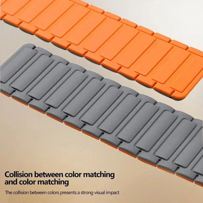 Magnetic Loop for Apple Watch Bands 44mm 40mm 49mm 45mm 41mm 38mm Silicone Bracelet iWatch Series 9 8 7 6 5 4 3 Se ultra 2 strap