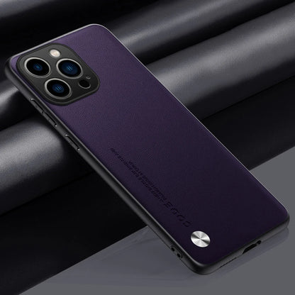Luxury PU Leather Case For iPhone 17 Air 16 16E 15 14 Plus 13 12 Mini 11 Pro Max Cover Soft Silicone Protection Phone Case