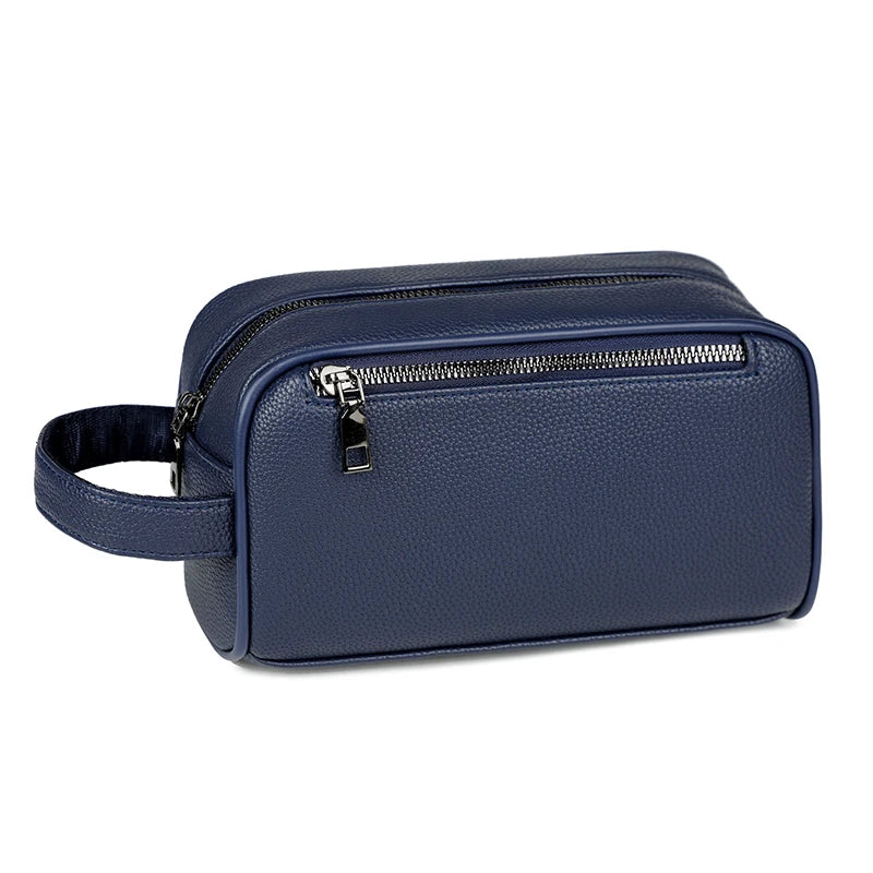 Fashion Casual Men's Bag Handbag High Quality PU Leather Clutch Bags Money Purse For Men Wasit Strap Man Pouch Card Holder Bolsa