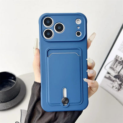 iPhone Wallet Case with Card Slot & Kickstand