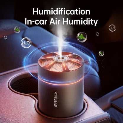 Powerful and Efficient Air Humidifier 180ML Aromatherapy Aroma Diffuser Essential Oil with Colorful Lights for Home Car Bedroom - Urbizia