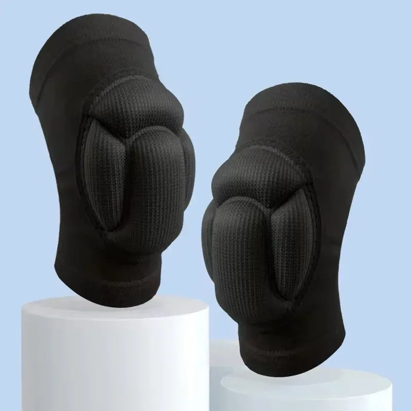 1Pair Thickened Protection Sports Kneepad Gym Support Fitness Gear Gear Basketball Brace Protector Male/Female Non Slip Pads - Urbizia