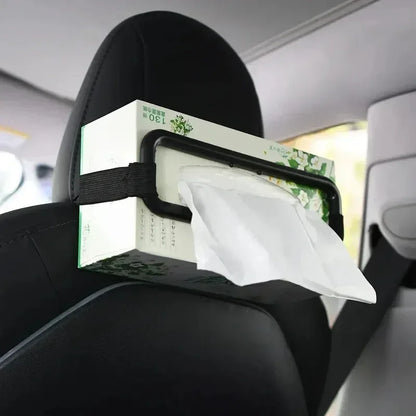 Car supplies paper box clip visor hanging paper towel box seat back Car paper towel frame clip seat back car - Urbizia