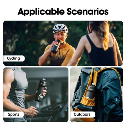 CYCLAMI Cycling Water Bottle 650ml Ultra light Leak-proof squeezable Camping Hiking Sports Bicycle Kettle Rapha 750ml Kettle