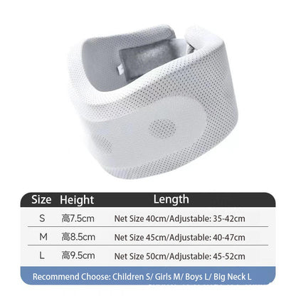 Soft Neck Supports Adjustable Foam Neck Braces Relieves Spine Pressure Neck Brace for Travel Home School Office Sleep