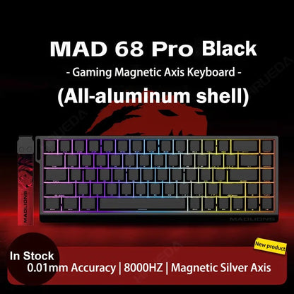 MADLIONS Mad 60he Mad60HE Mad 68HE Mechanical Keyboard Magnetic Switch Wired Hot Swap 8K Polling Rate Customized Gaming keyboard