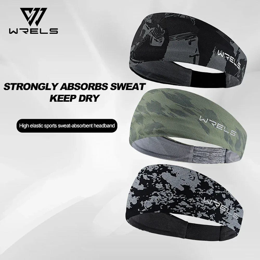 1pc Running Sweat Absorbing Sports Hair Band Yoga Breathable Antiperspirant Band Men's and Women's Basketball Hair Band - Urbizia