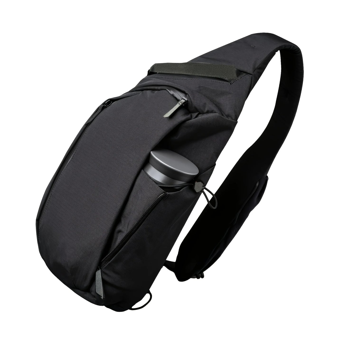 Right Shoulder Chest Bag 7.5L - Crossbody Bag, Sling Backpack - Fits 11' Tablet - Single Shoulder Water Bottle Pocket
