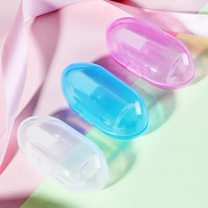 Super Soft Pet Finger Toothbrush Teddy Dog Brush Bad Breath Tartar Teeth Care Tool Dog Cat Cleaning Silicagel Pet Supplies - Urbizia
