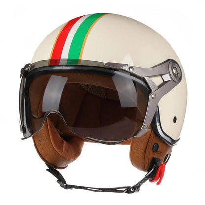 BLD Open-Face ABS Motorcycle Helmet, M–XL
