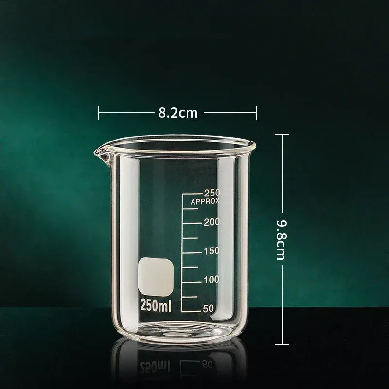 Borosilicate Glass Measuring Cup with Clear Scale