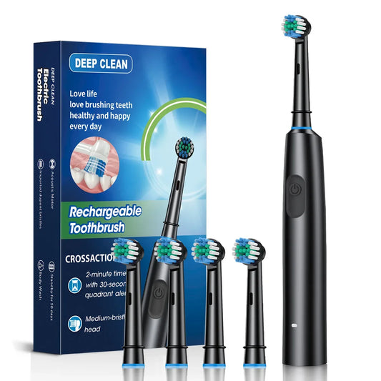 Electric Toothbrush Rotary Cleaning Teeth Brush - Urbizia