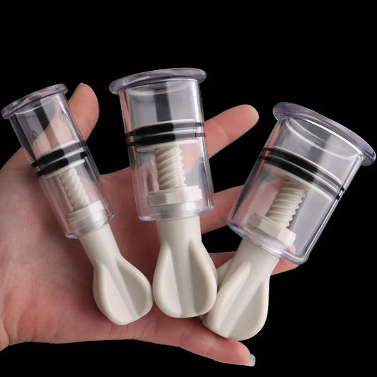 Vacuum Suction Breast Massage Cup – Manual, Plastic, 3 Sizes