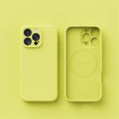 Luxury Liquid Silicone MagSafe Case for iPhone 17–11 Series