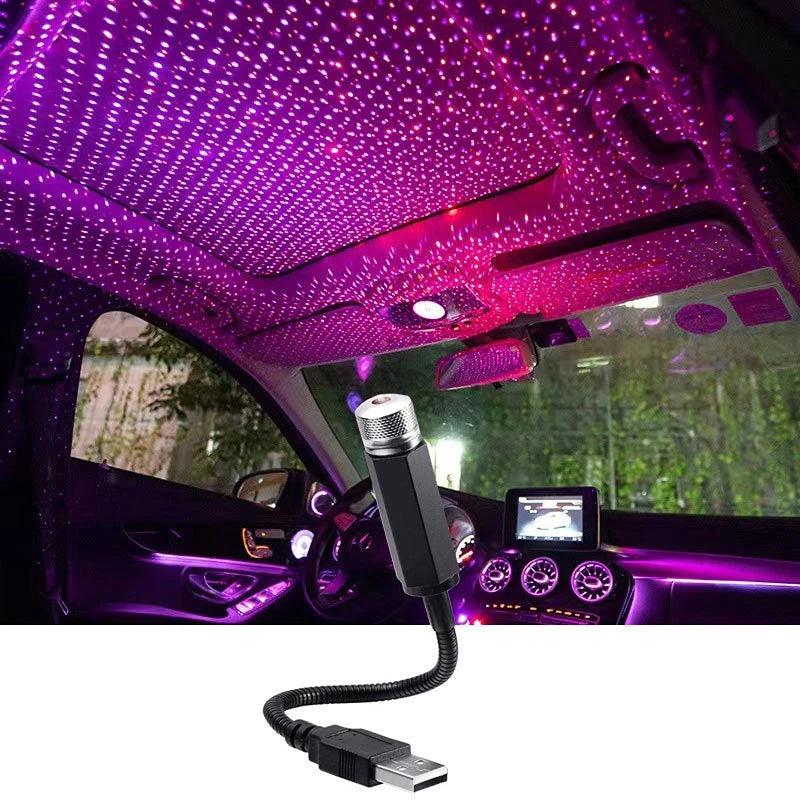 USB LED Star Projector Light for Car Roof