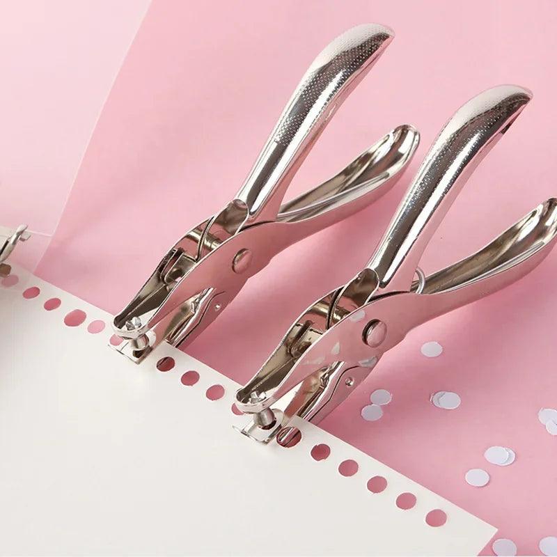 Single Hole Puncher Capacity 6mm Diameter Hole Puncher Hand Paper Cutter Paper for Scrapbooking Tool Home Office School Supplies