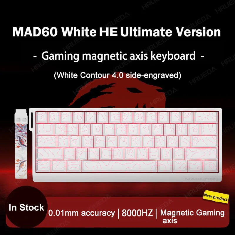 MADLIONS Mad 60he Mad60HE Mad 68HE Mechanical Keyboard Magnetic Switch Wired Hot Swap 8K Polling Rate Customized Gaming keyboard
