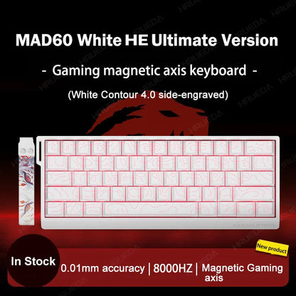 MADLIONS Mad 60he Mad60HE Mad 68HE Mechanical Keyboard Magnetic Switch Wired Hot Swap 8K Polling Rate Customized Gaming keyboard