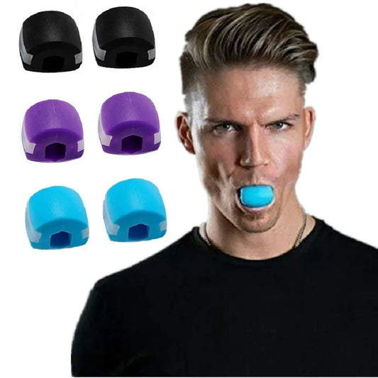 Silica Gel Face Fitness Ball Jaw Exerciser Facial Toner Reduce Double Chin Relax Ball Gym Fitness Training Jawline Simulator - Urbizia