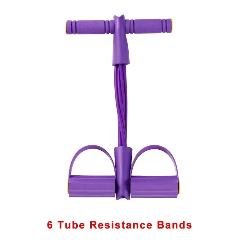4-Level Resistance Band Tensioner with Non-Slip Handles - Home Fitness Equipment for Abdominal Muscle Training Yoga Abdominal - Urbizia