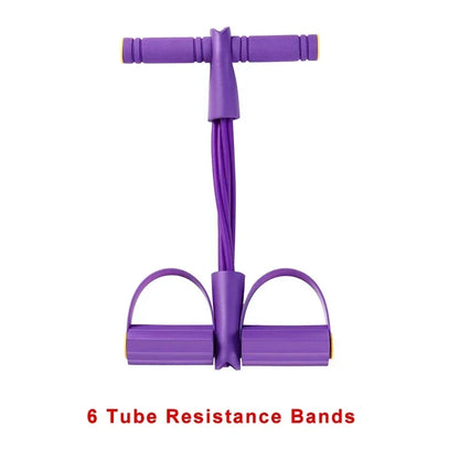 4-Level Resistance Band Tensioner with Non-Slip Handles - Home Fitness Equipment for Abdominal Muscle Training Yoga Abdominal - Urbizia