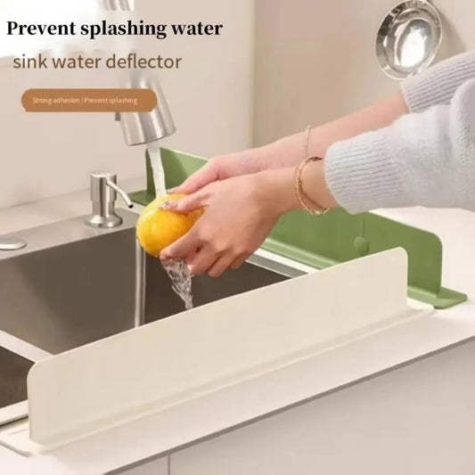 Silicone Sink Splash Guard – Suction Cup Water Baffle for Kitchen & Pool