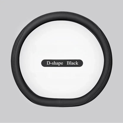 Universal 15 Inch PU Leather Steering Wheel Cover - Urbizia