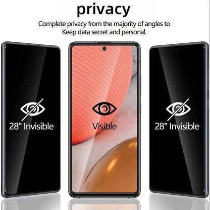 Anti-Spy Privacy Tempered Glass 3-Pack Samsung Galaxy A Series