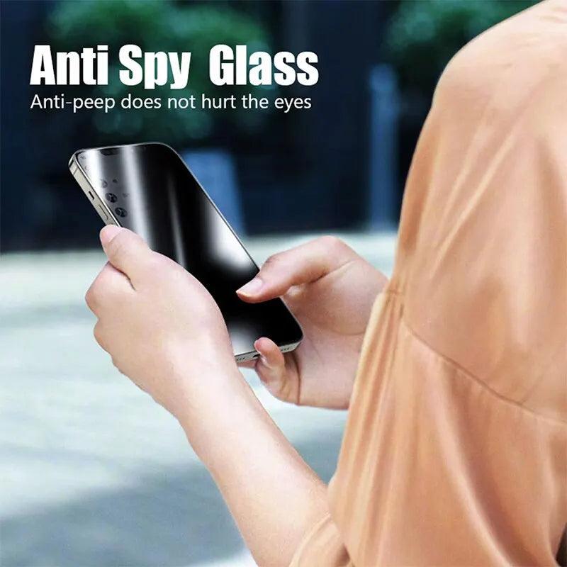 4PCS Privacy Screen Protector for iPhone Anti-Spy Glass