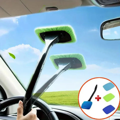 Car Window Cleaner Brush Kit – Interior & Windshield Wiper - Urbizia