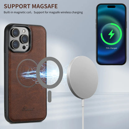 Leather Wallet Case with Card Holder for iPhone