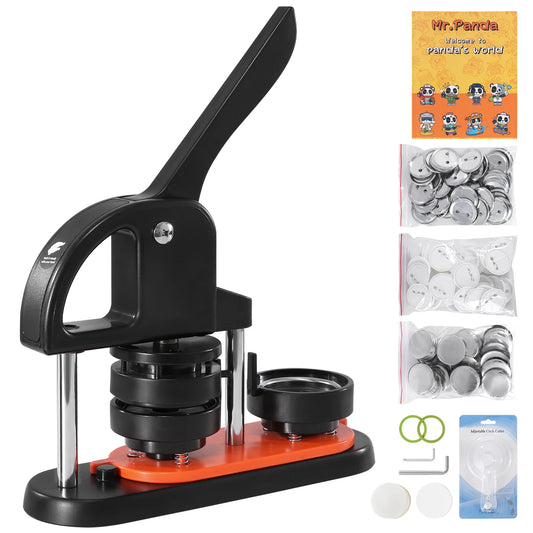 SucceBuy Button Maker Machine – 25mm, 32mm & 58mm Pin Press Kit