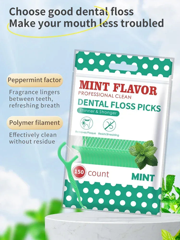 Mint Dental Floss Stick – Portable Oral Care - Urbizia