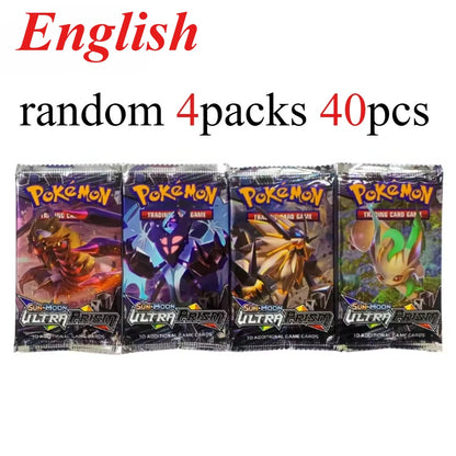 40 Pcs Pokemon Card Prismatic 151 Evolutions English Booster Battle Pokemon Card Game Carte Trading Collection Cards Gift