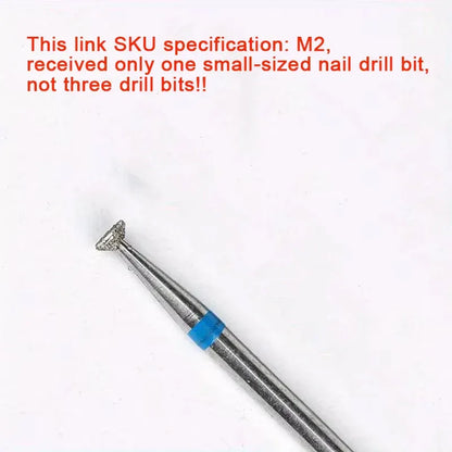 Nail Art Polishing Removal Head Disc Grinding Burr T Mills Grinder Diamond Electric Nail Drill Bit Cuticle Cutter Manicure Tool
