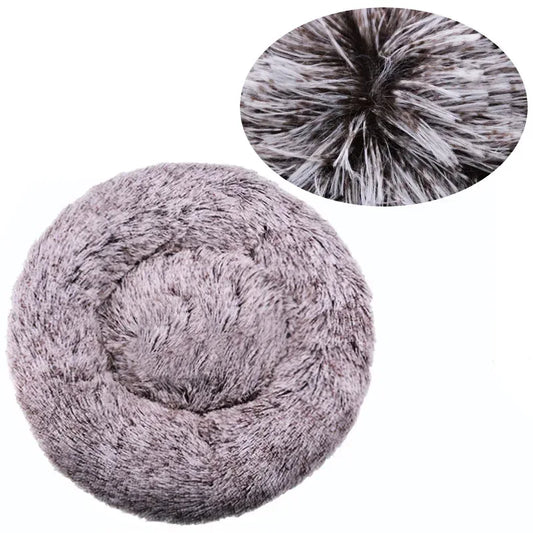 CozyRound™ Plush Pet Bed (40–90cm) - Urbizia