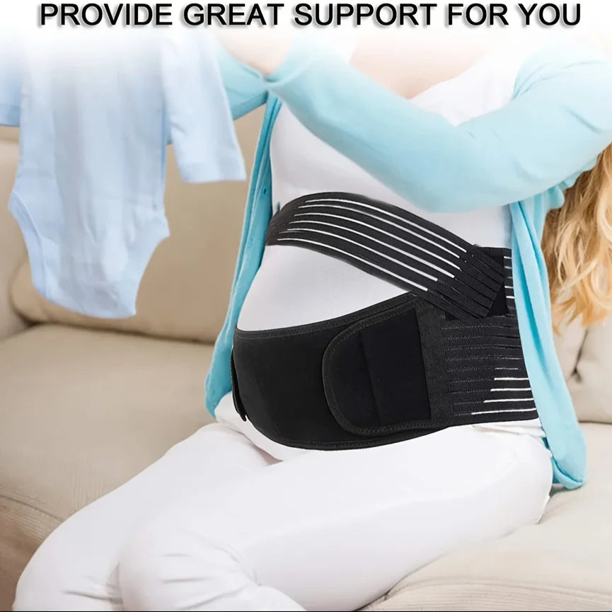 Pregnant Women Support Belly Band Back Clothes Belt Adjustable Waist Care Maternity Abdomen Brace Protector Pregnancy