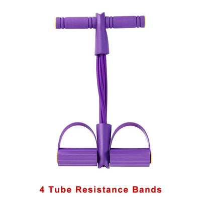 4-Level Resistance Band Tensioner with Non-Slip Handles - Home Fitness Equipment for Abdominal Muscle Training Yoga Abdominal - Urbizia