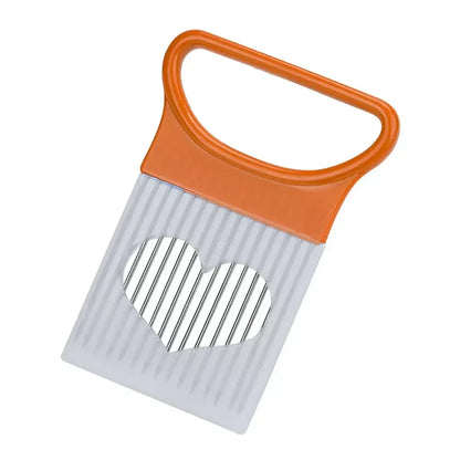 Onion Slicer Holder Stainless Steel Kitchen Tool