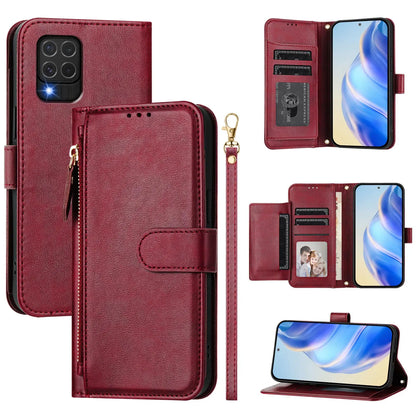 Zipper Leather Phone Wallet Case Book For Samsung Galaxy M62 M56 M55 M54 M53 M52 M36 M35 M34 M33 M32 M15 M12 F16 F06 Flip Cover