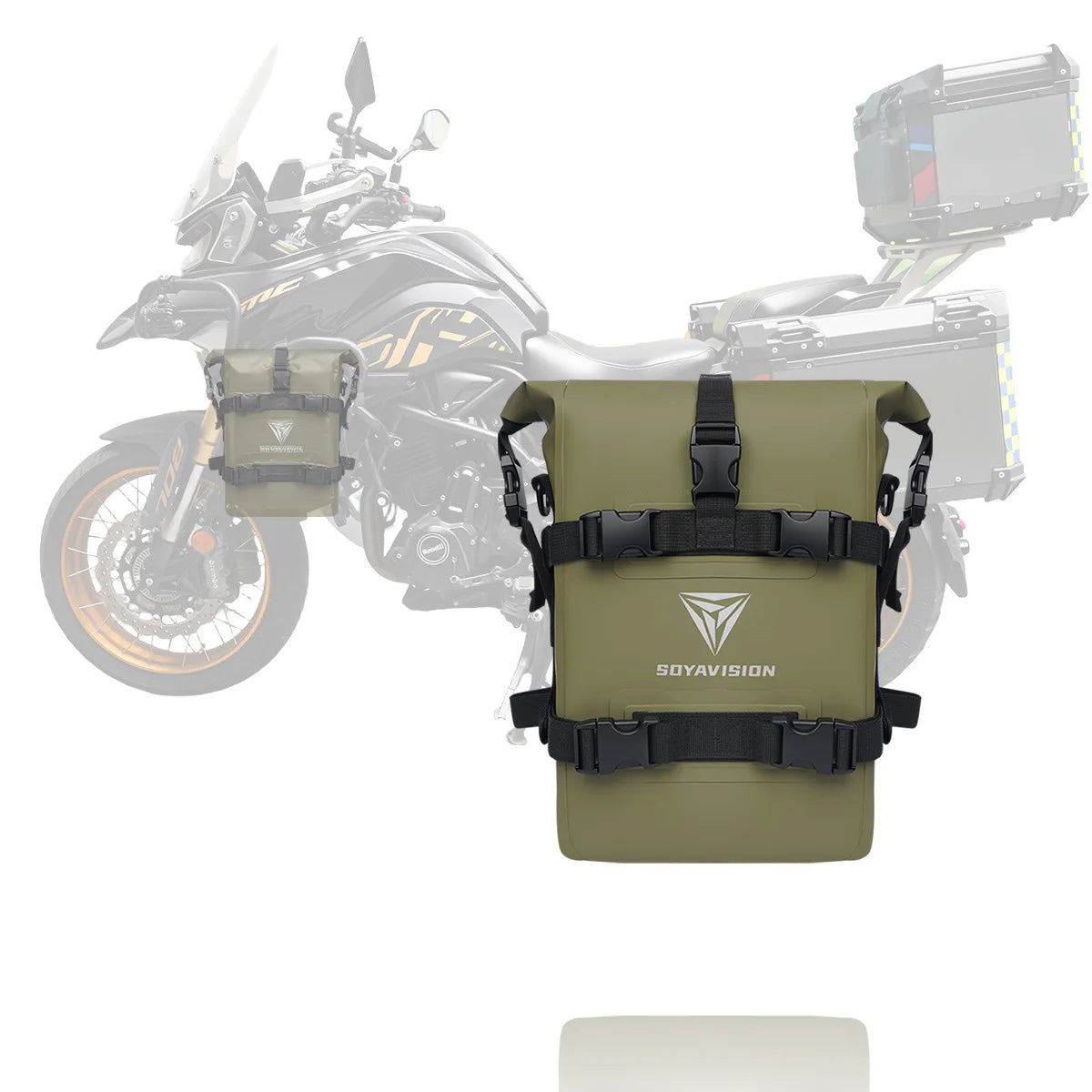 1/2PC Motorcycle Bumper Bag For BMW R1200GS R1250GS ADV For HONDA NC750X CB500X Waterproof Crash Bars Bag Bumper Repair Tool Bag