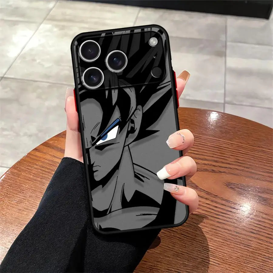 Case for iPhone 17 7 8 XS 12 15 Plus 16e 13 Mini 14 11 16 Pro Max Back Phone Cover Luxury D-Dragons Balls Gokus