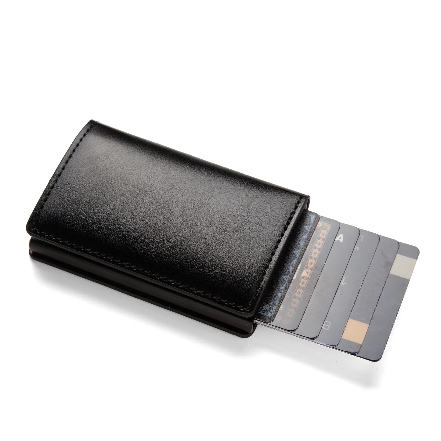 Anti-theft RFID credit card holder minimalist wallet pocket slim card holder card holder pu leather for men and women