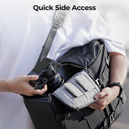 K&F CONCEPT Photography Professional Camera Backpack Outdoor Travel Bag Can Carry Tripod Ergonomic Design For Sony Canon Nikon