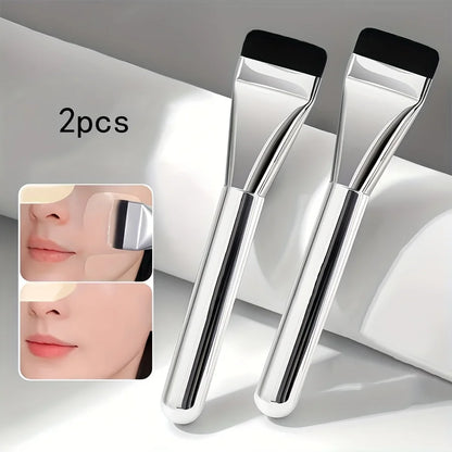 Oval Foundation Brush Ultra‑Fine Makeup Contour Brush