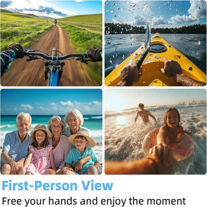 Mini 4K Pocket Magnetic POV Vlog Cam Portable Body Chest Recorder Wireless WiFi Waterproof Action Camera Helmet Bicycle Sports