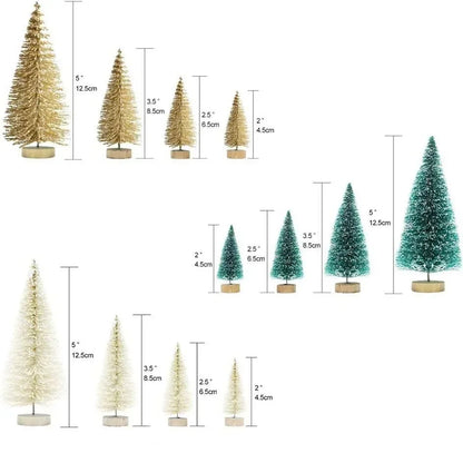 Mini Christmas Tabletop Cedar Pine Decorations